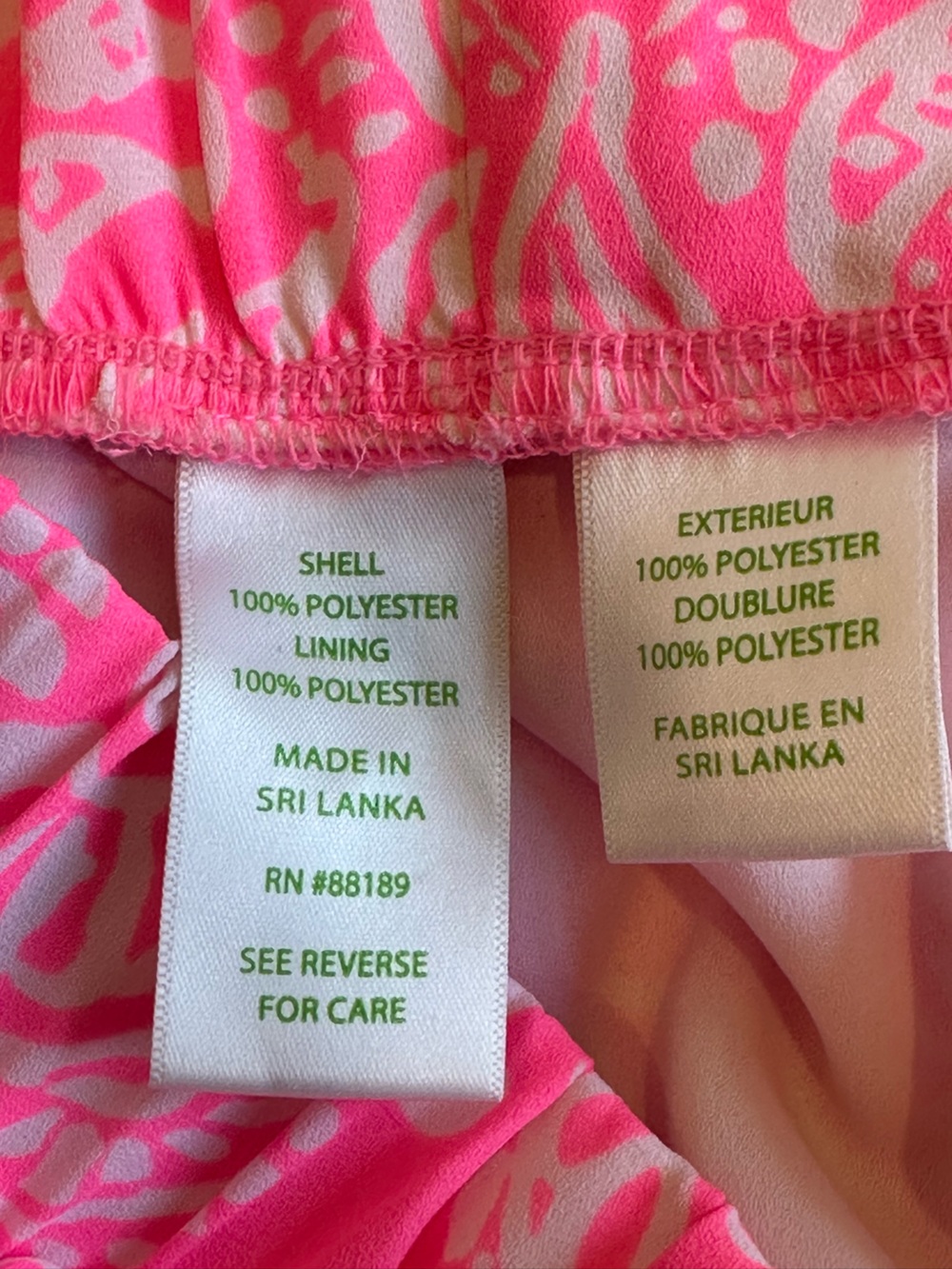Lilly Pulitzer Mylee Tie Front Shorts Havana Pink Size 6 - Picture 5 of 8